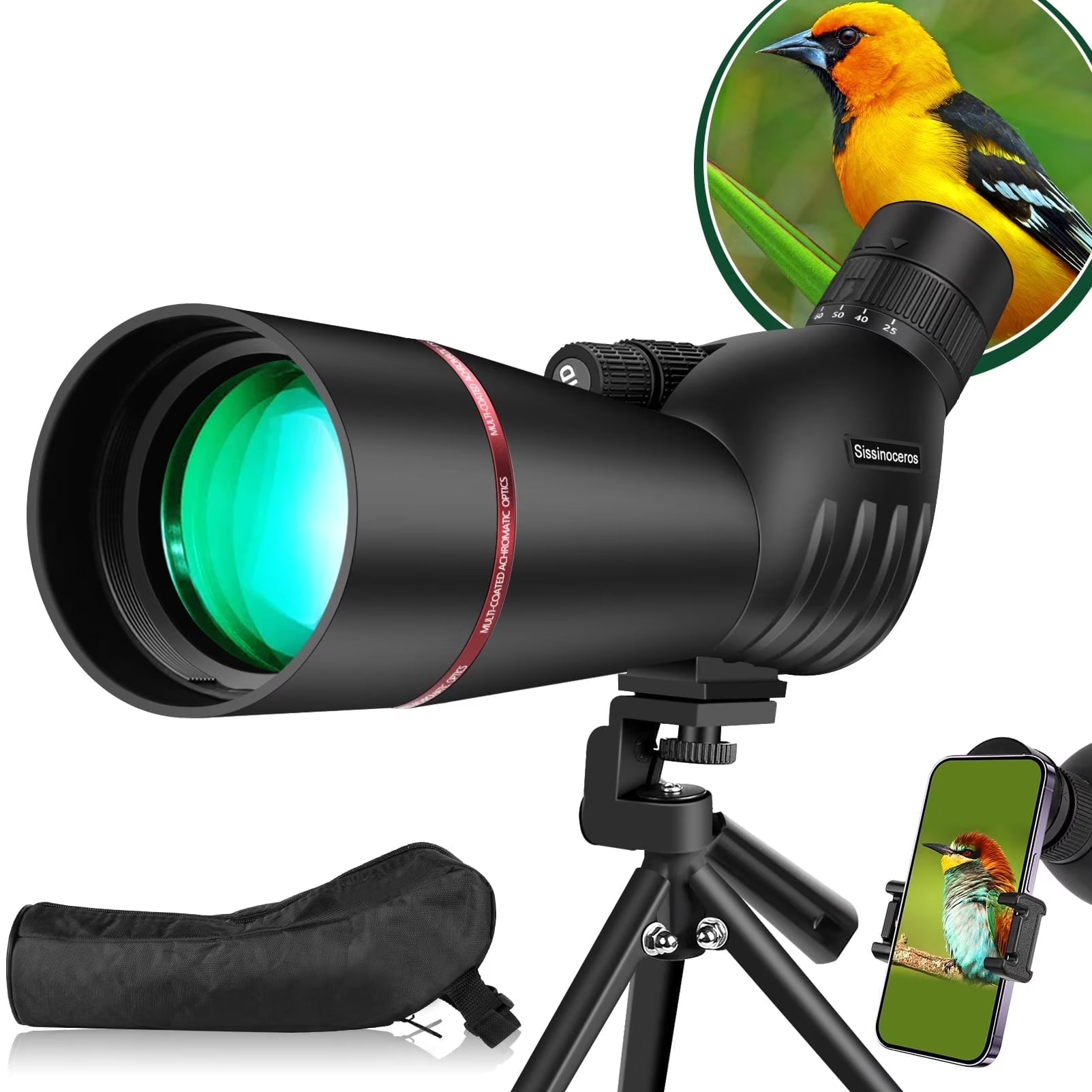 25-75x80 Zoom Spotting Scope