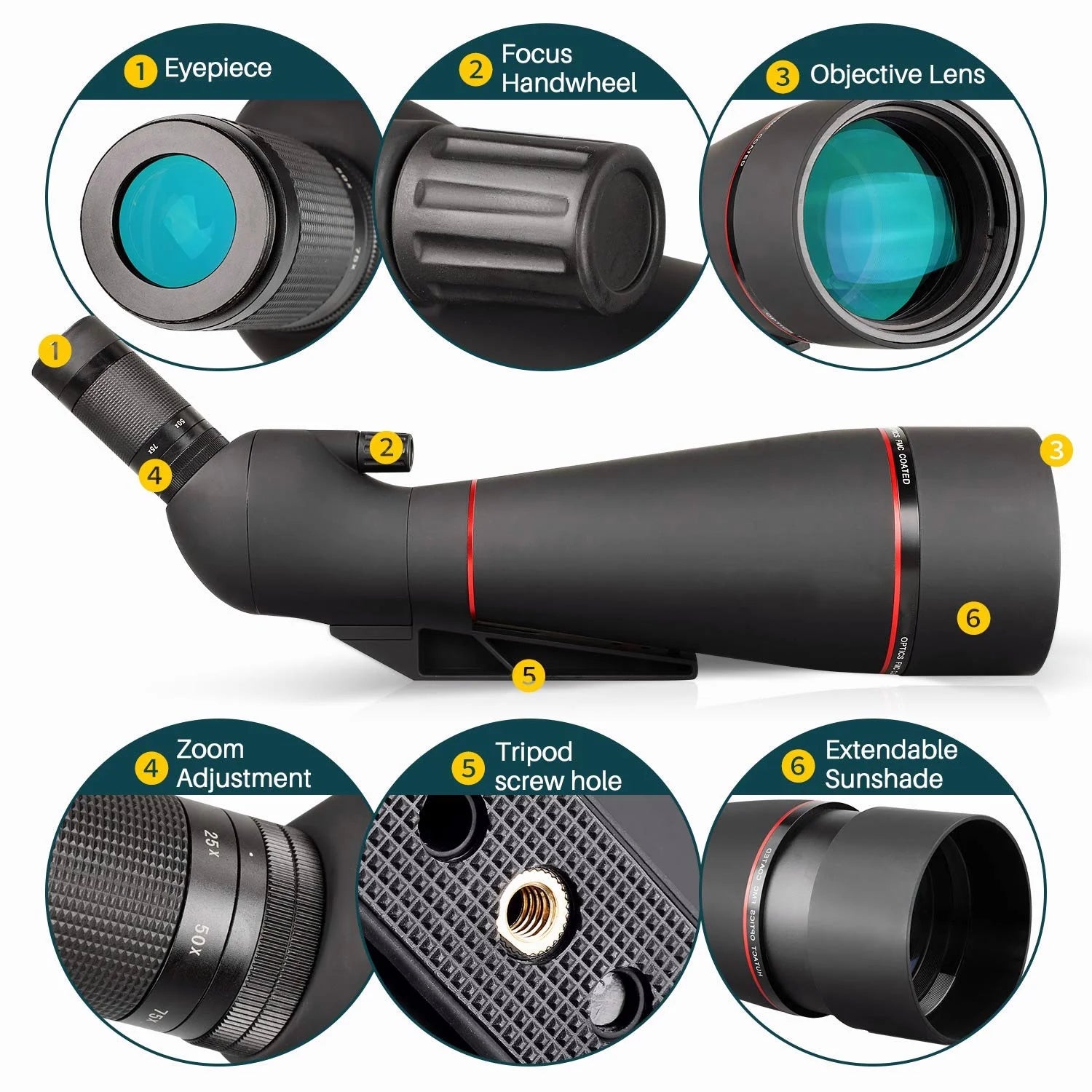 25-75x100 Spotting Scope