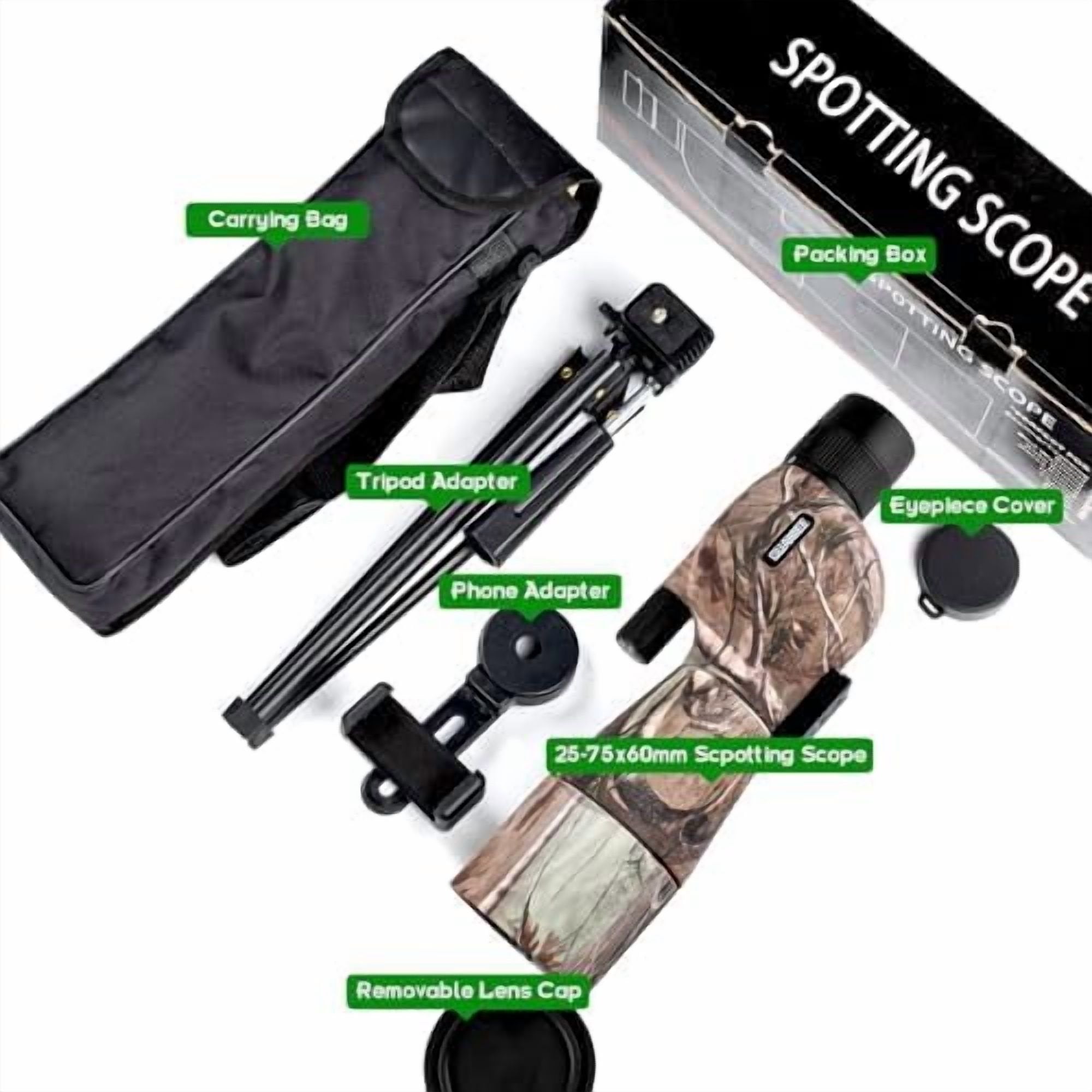 25-75x60 Spotting Scope